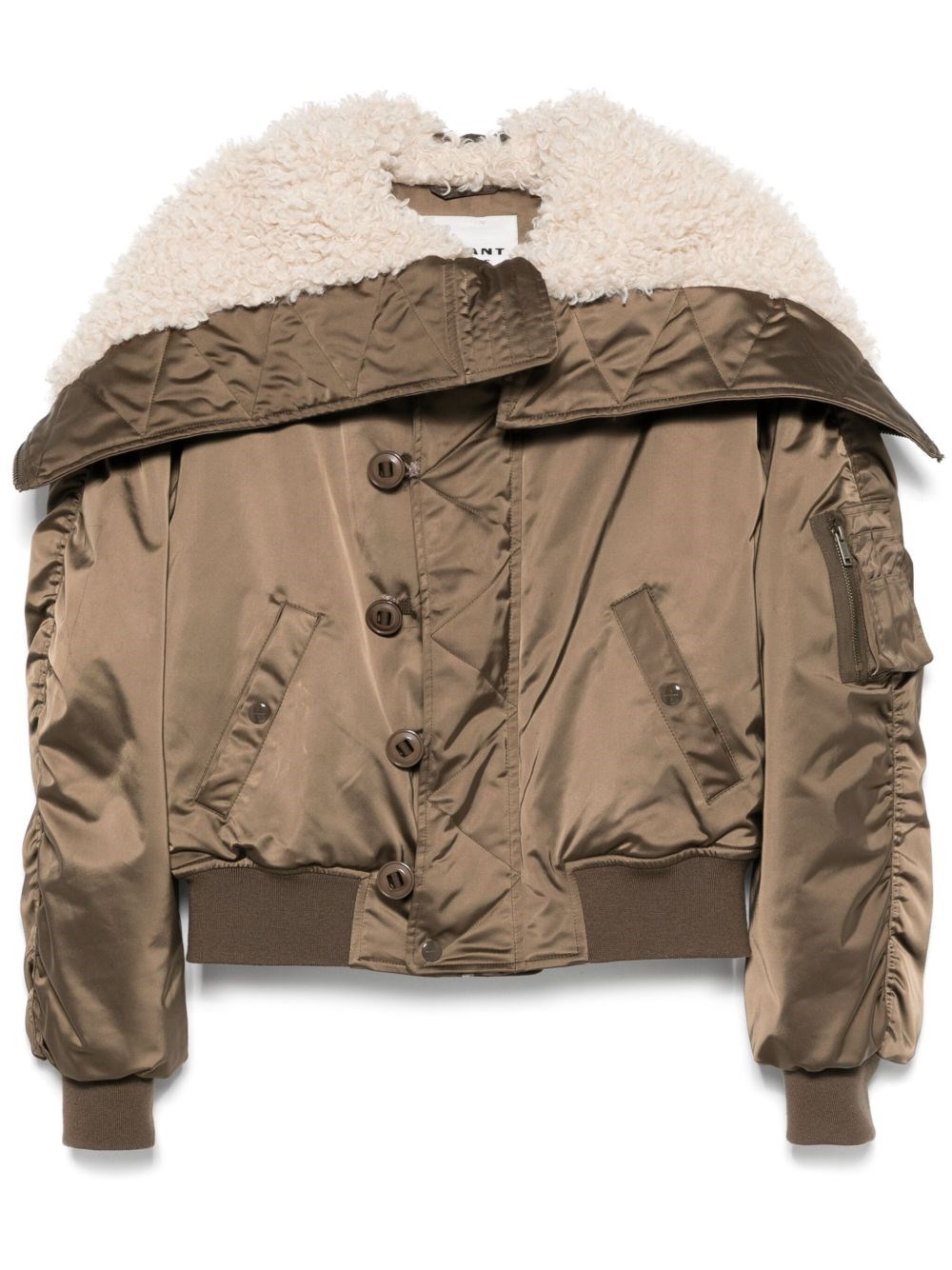Isabel Marant Étoile Marant Etoile Elisa Bomber Jacket In Green
