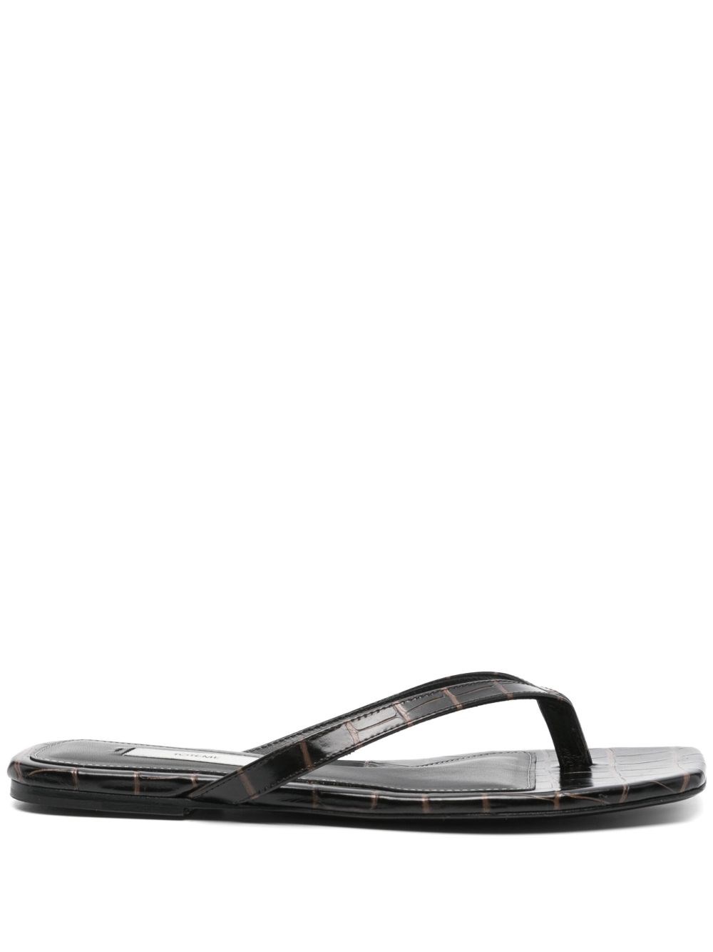 TOTEME Leather Thong Sandals - TOTEME - Modalova