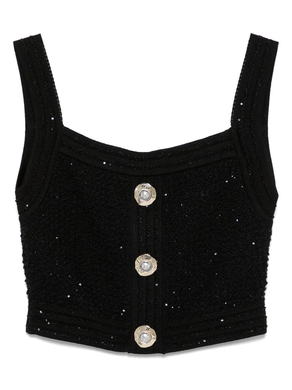 Balmain Tweed Top - Balmain - Modalova