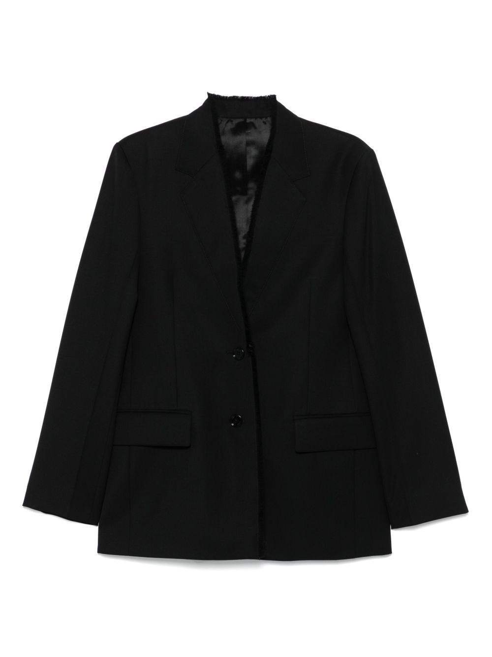 TOTEME Wool Single-Breasted Jacket - TOTEME - Modalova