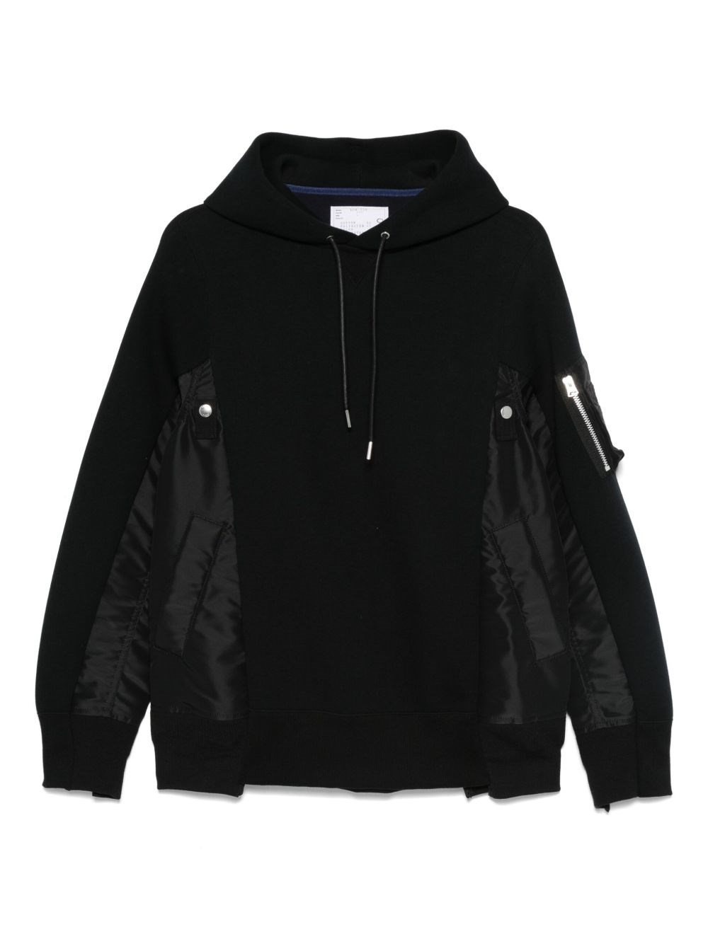 Sacai Cotton And Nylon Hoodie - Sacai - Modalova
