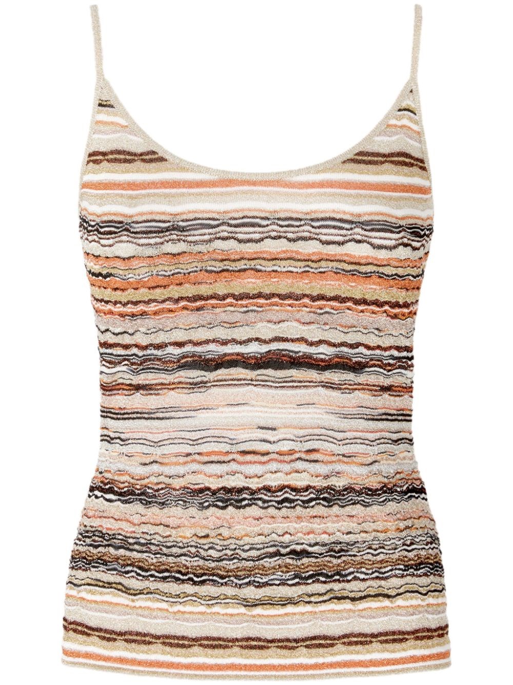 Missoni Wave Pattern Top Tops Multicolor