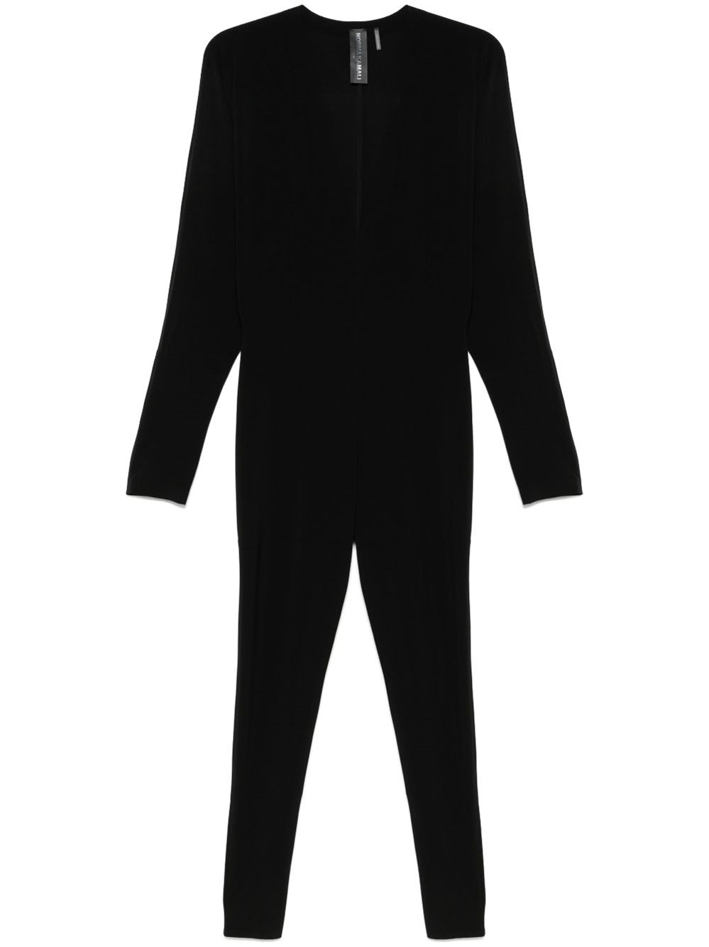 Norma Kamali V-necked Catsuit With Batwing Sleeves