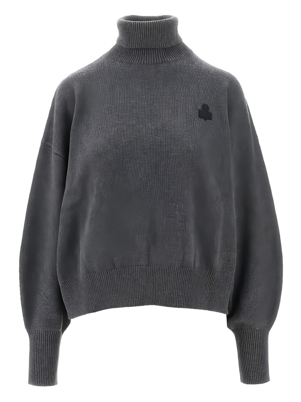 Isabel Marant Étoile Isabel Marant Etoile Charcoal Cotton Blend Oversize Nasha Sweater In Gray