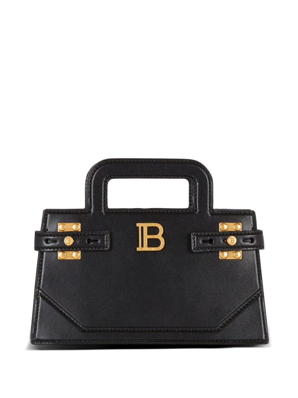 B-Buzz Small Leather Handbag - Balmain - Modalova