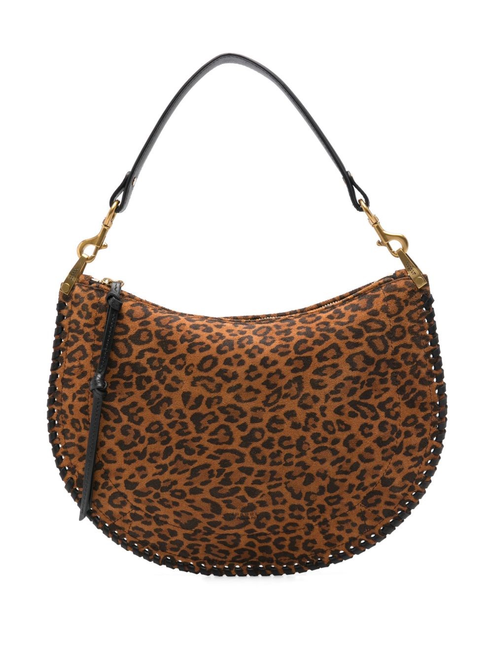 Isabel Marant Women Cognac Brown Top Zip Fastening Single Top Handle Adjustable Detachable Should In Brown