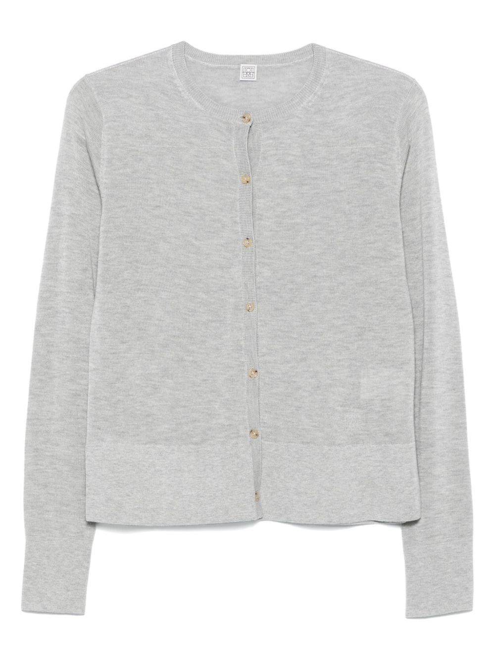TOTEME Crewneck Cardigan - TOTEME - Modalova