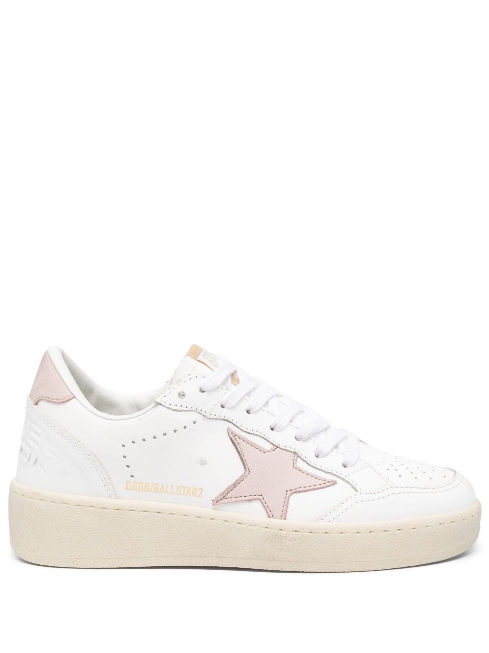 Golden Goose Low-top Sneakers With Perforated Upper In Pattern