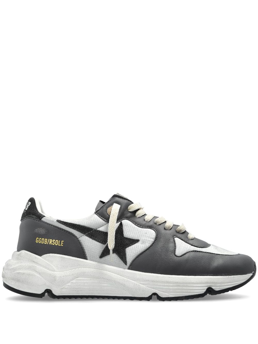 Golden Goose Men Running Sole Leather Sneakers