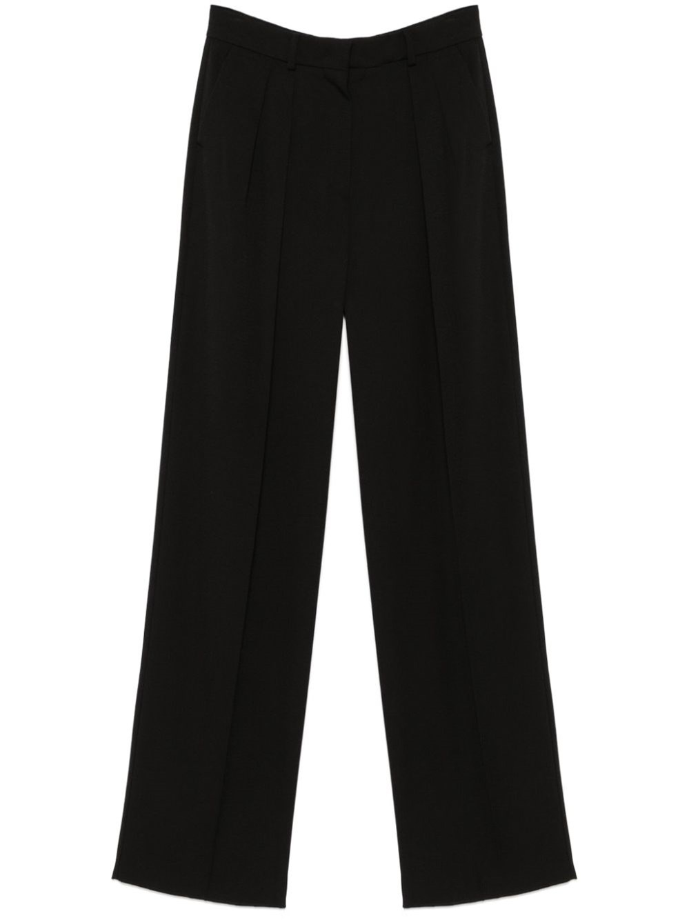 Sportmax Black Straight-leg Trousers