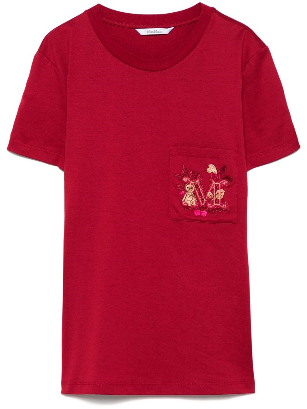 Max Mara Women Logo Cotton T-shirt