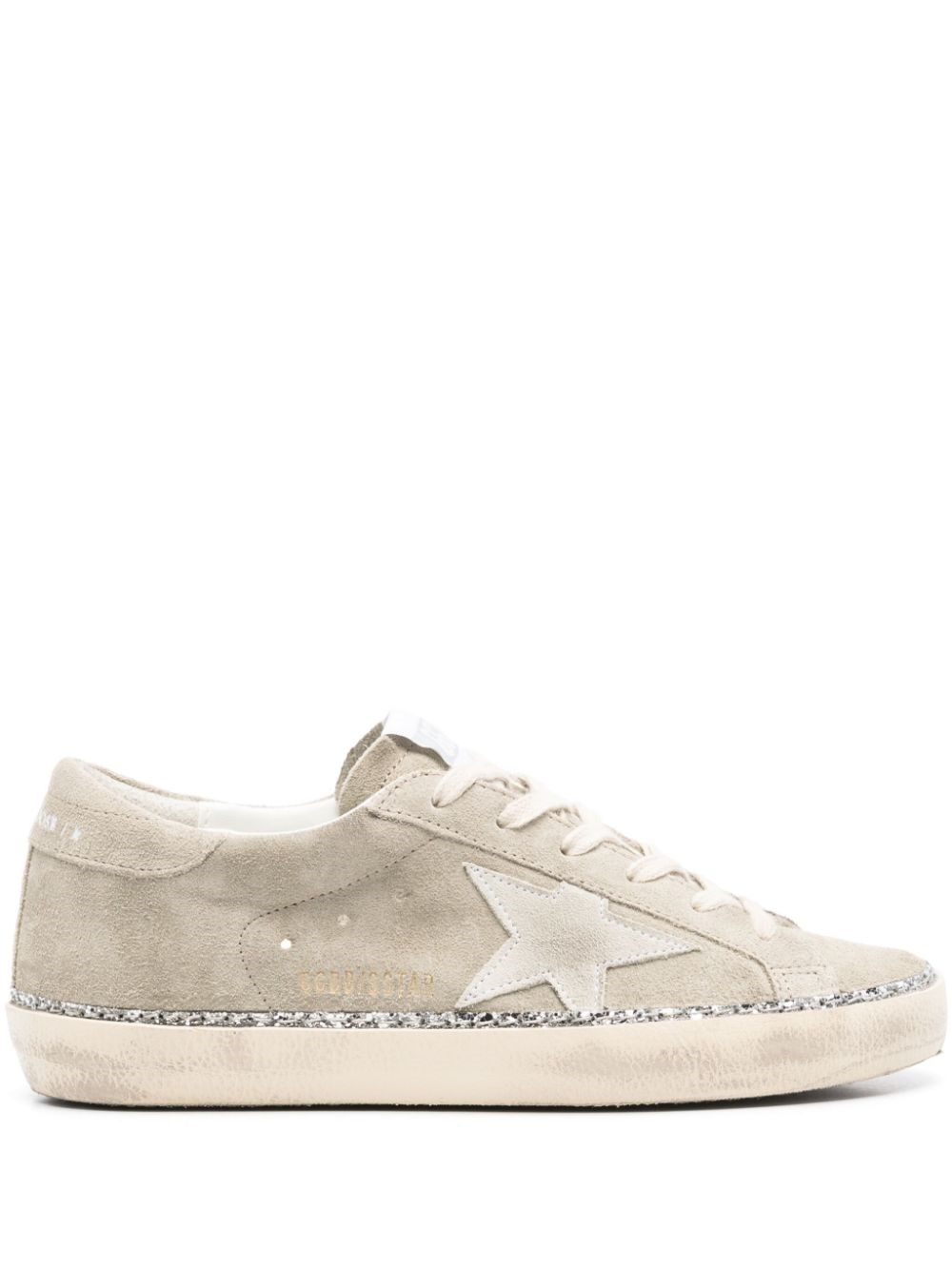 Super-Star Leather Sneakers - Golden Goose - Modalova