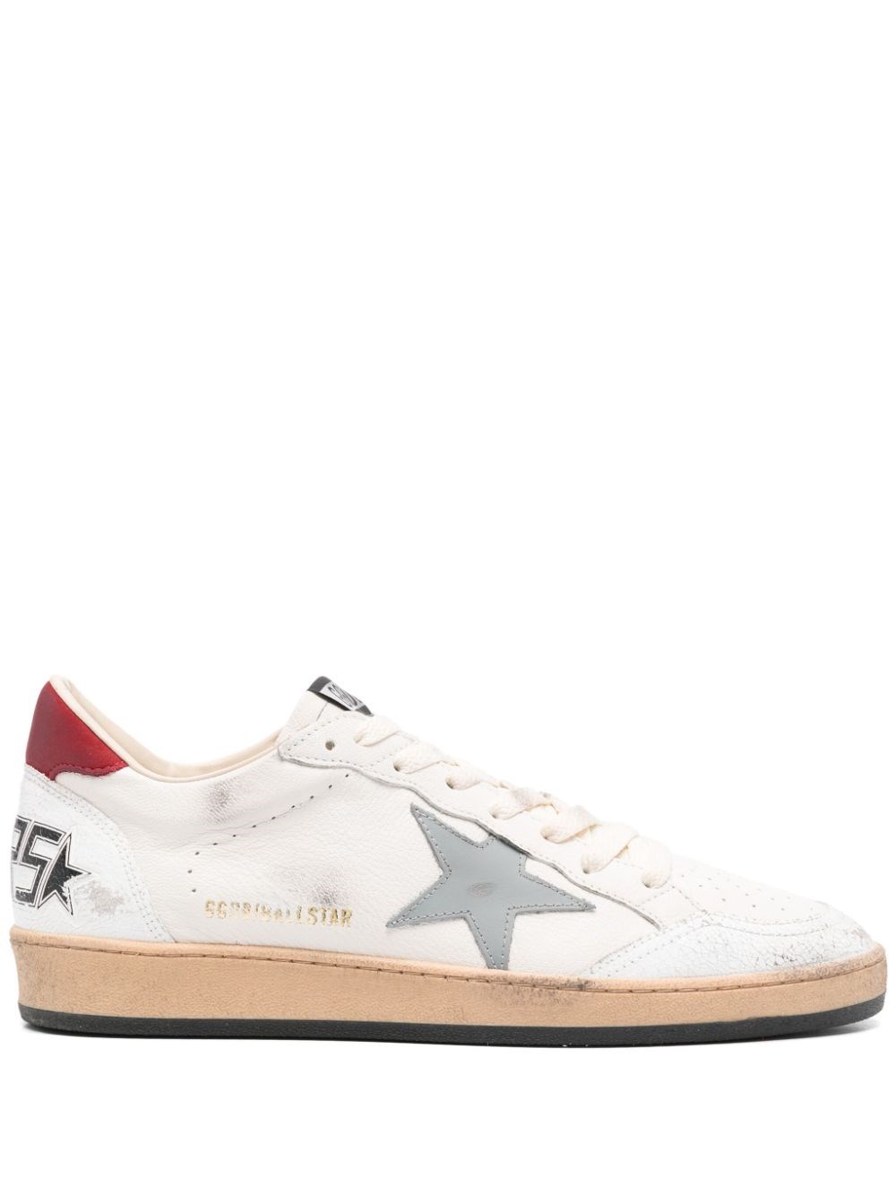 Ball-Star Leather Sneakers - Golden Goose - Modalova