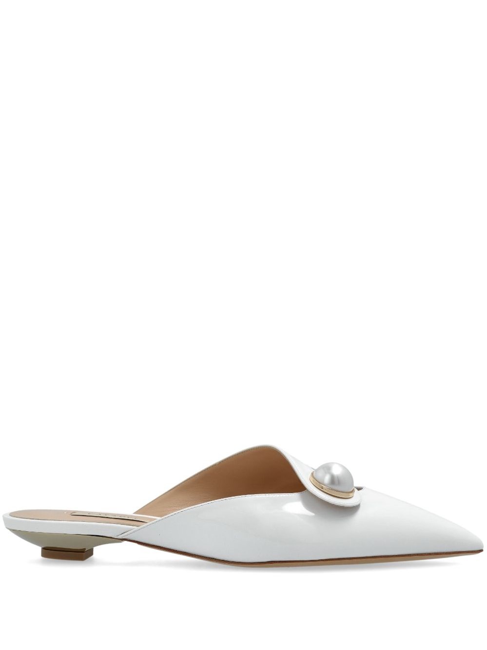 Casadei Blade Pointed Toe Mules
