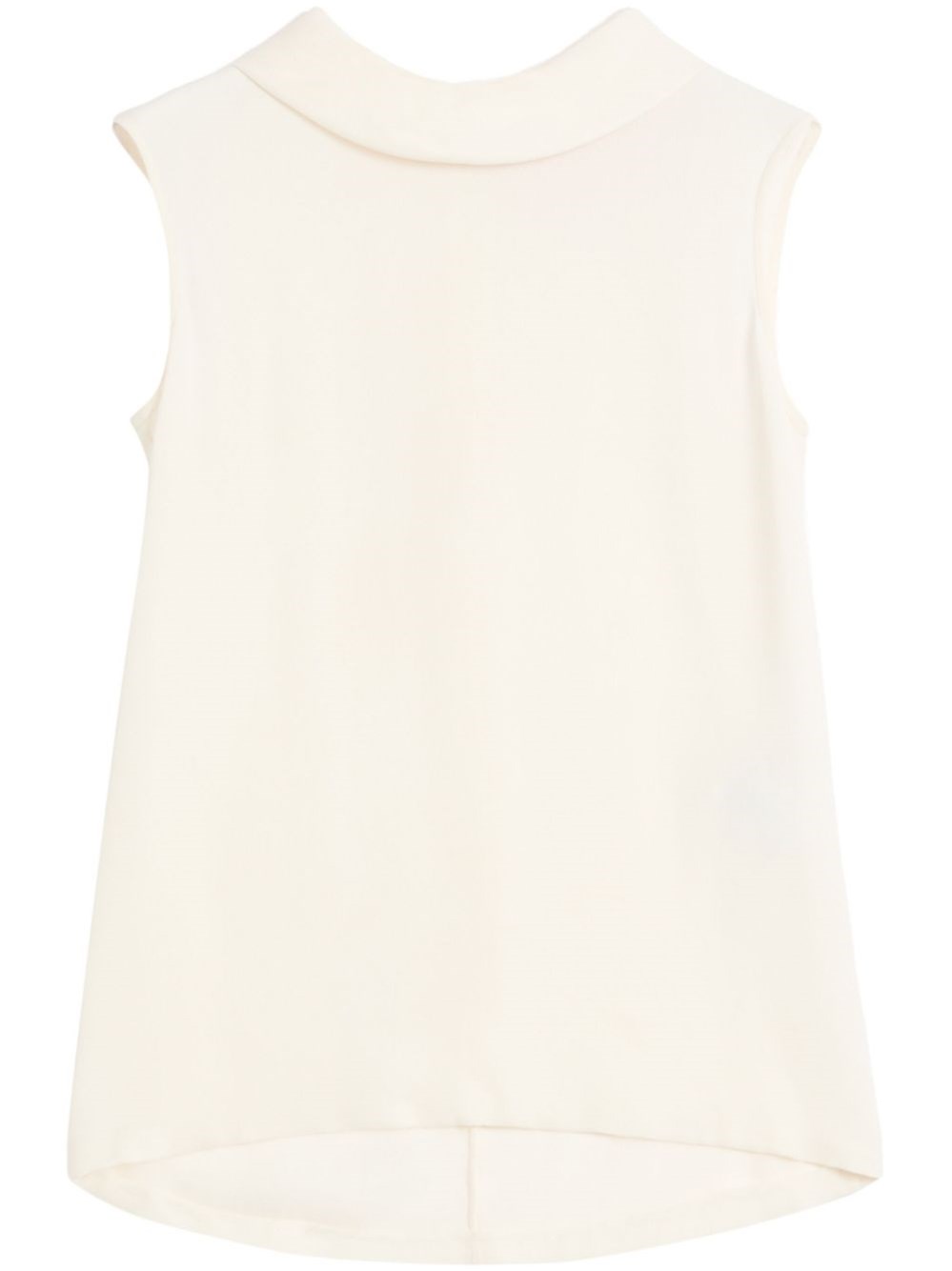 Valentino Sleeveless Silk Top Without