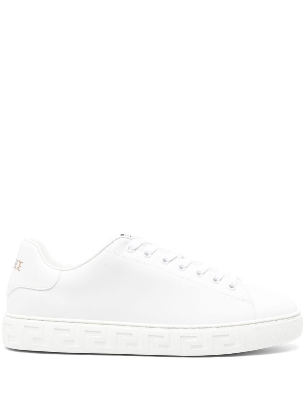 Versace Greca Responsible Faux Leather Sneakers
