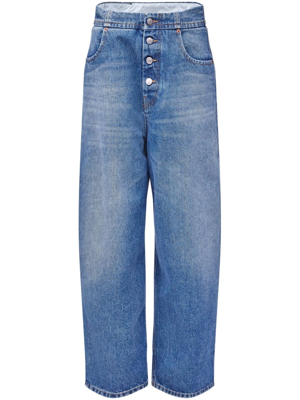Mm6 Maison Margiela Mm6 By Maison Margiela Button-up Straight Jeans