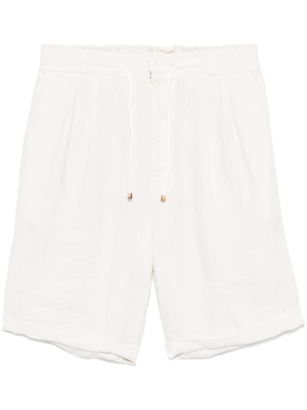 Linen Bermuda Shorts - Brunello Cucinelli - Modalova