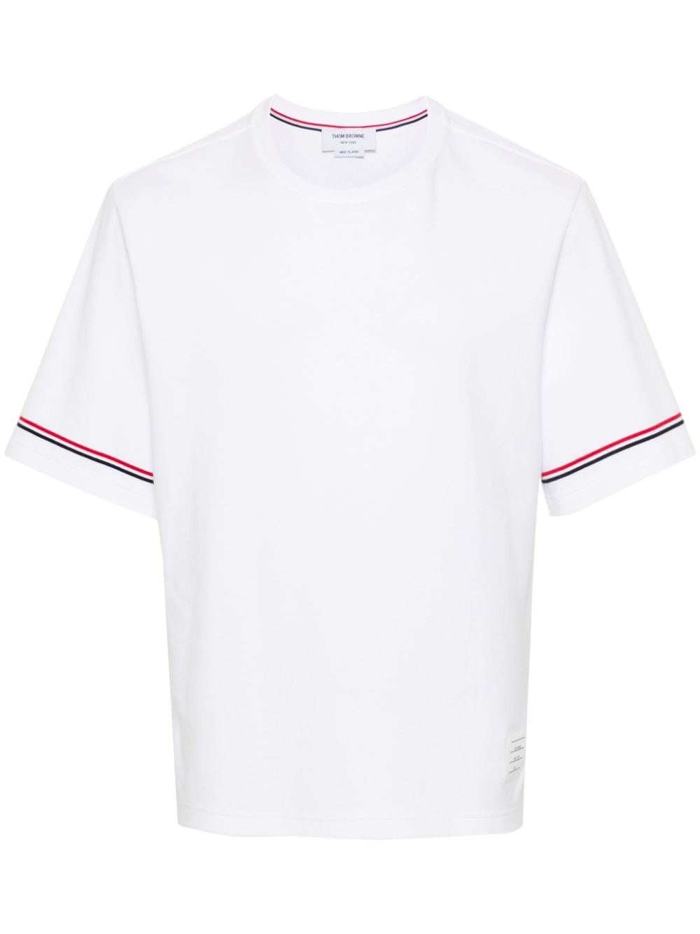 Thom Browne Rugby Fit Short Sleeve Cotton T-shirt