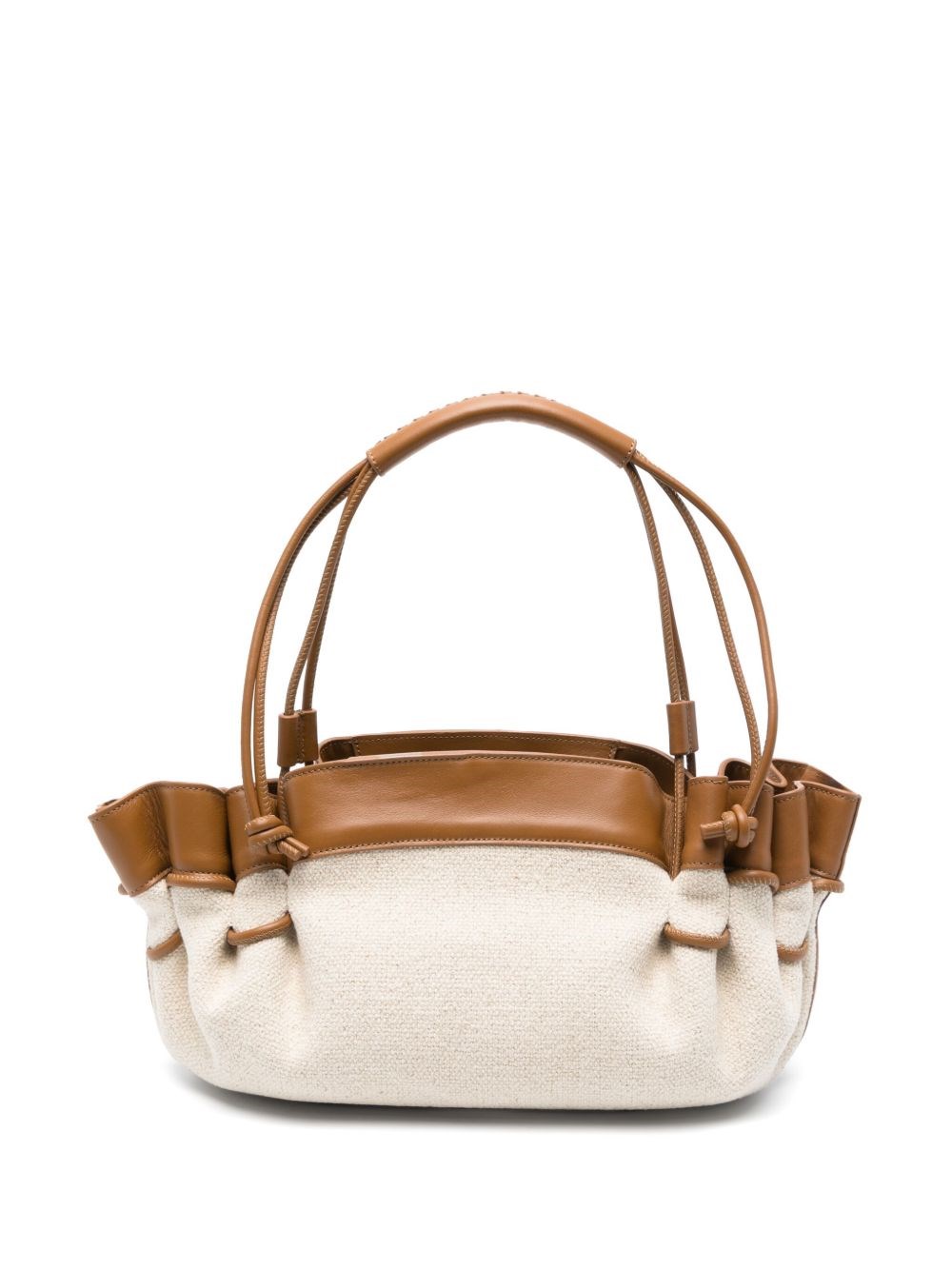 Hereu Arta Canvas Structured Cotton Shoulder Bag