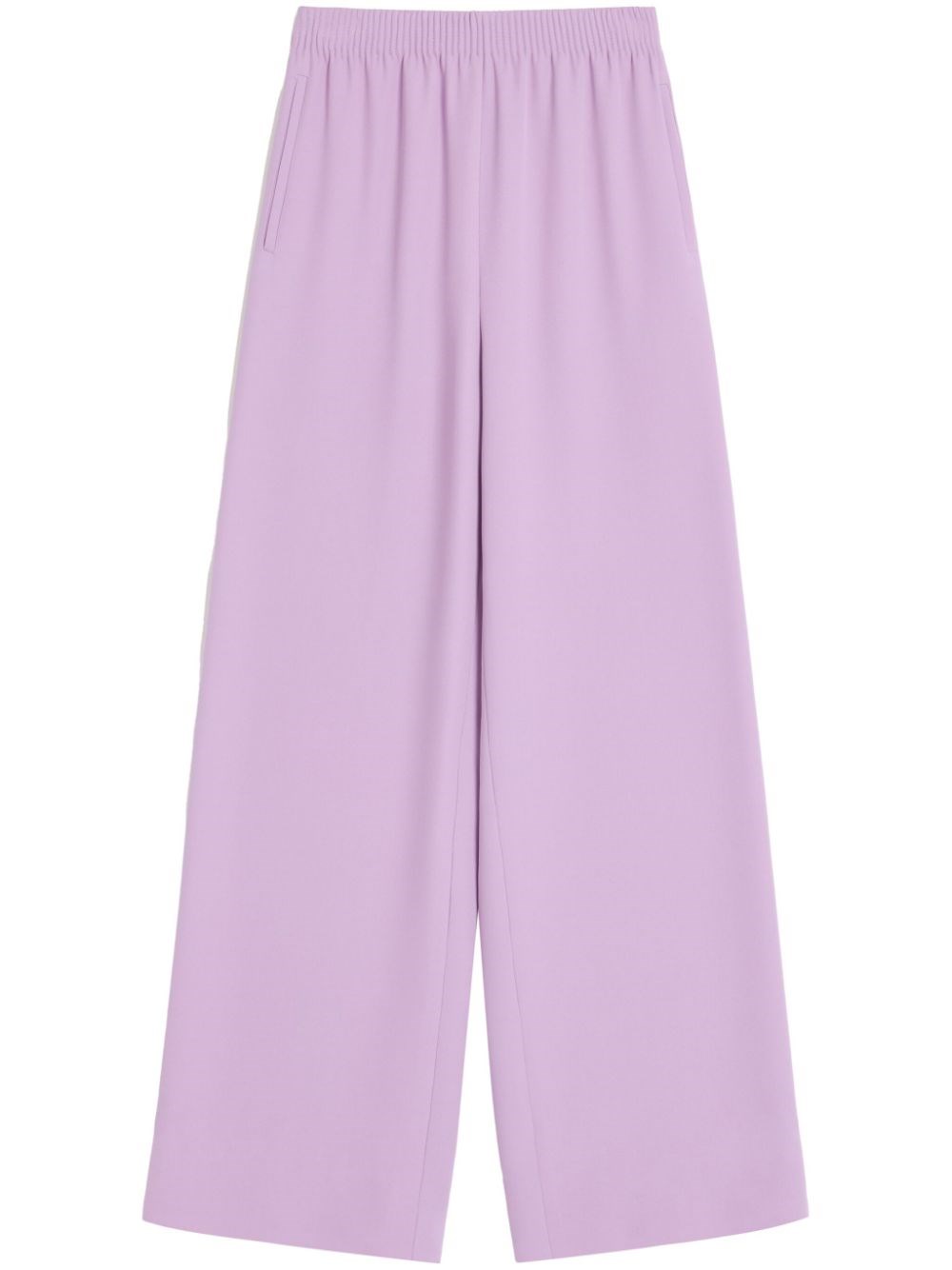 Valentino Silk Wide-Leg Trousers - Valentino - Modalova