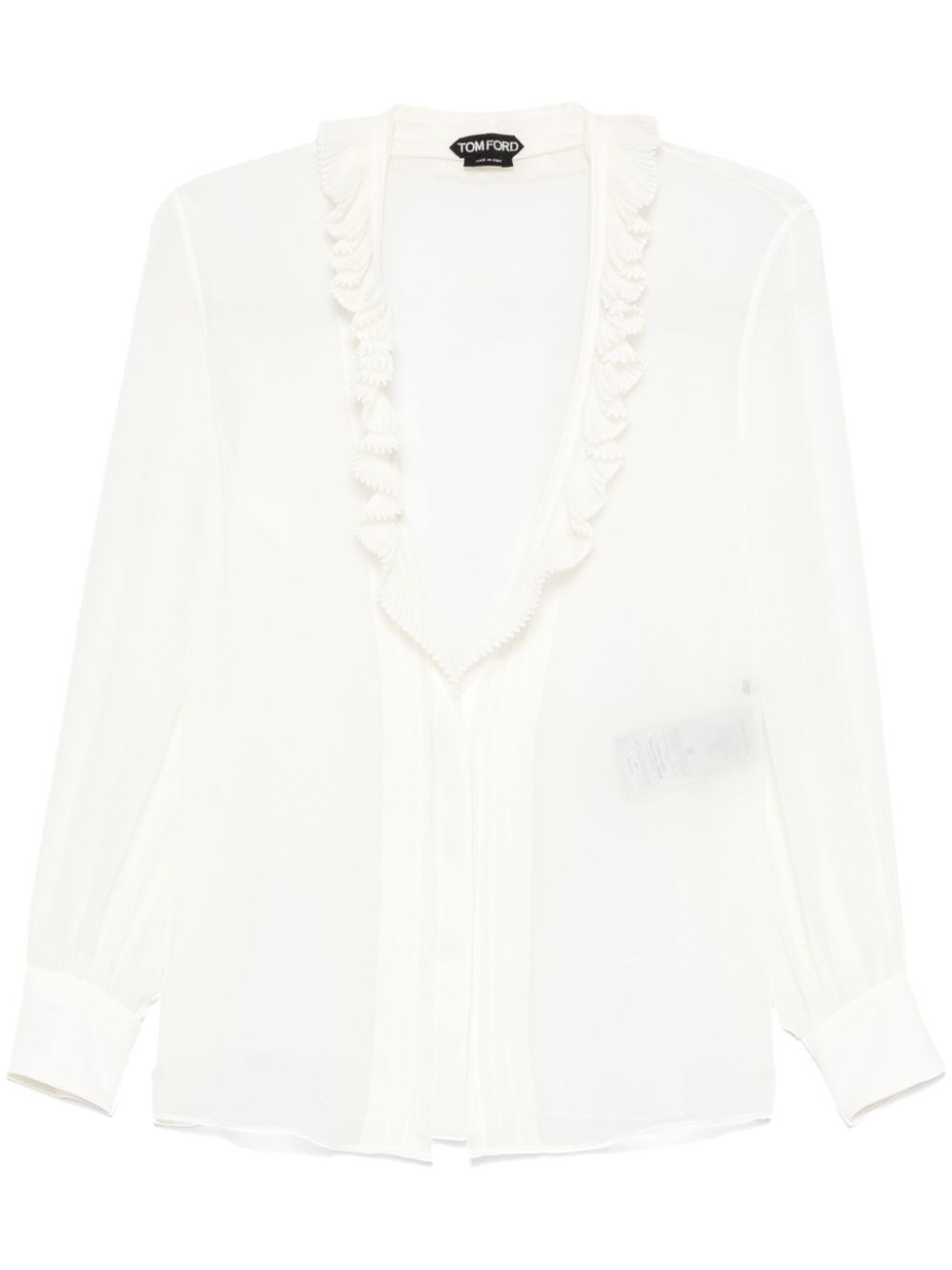 Tom Ford Ruffle-detailed Silk Blouse
