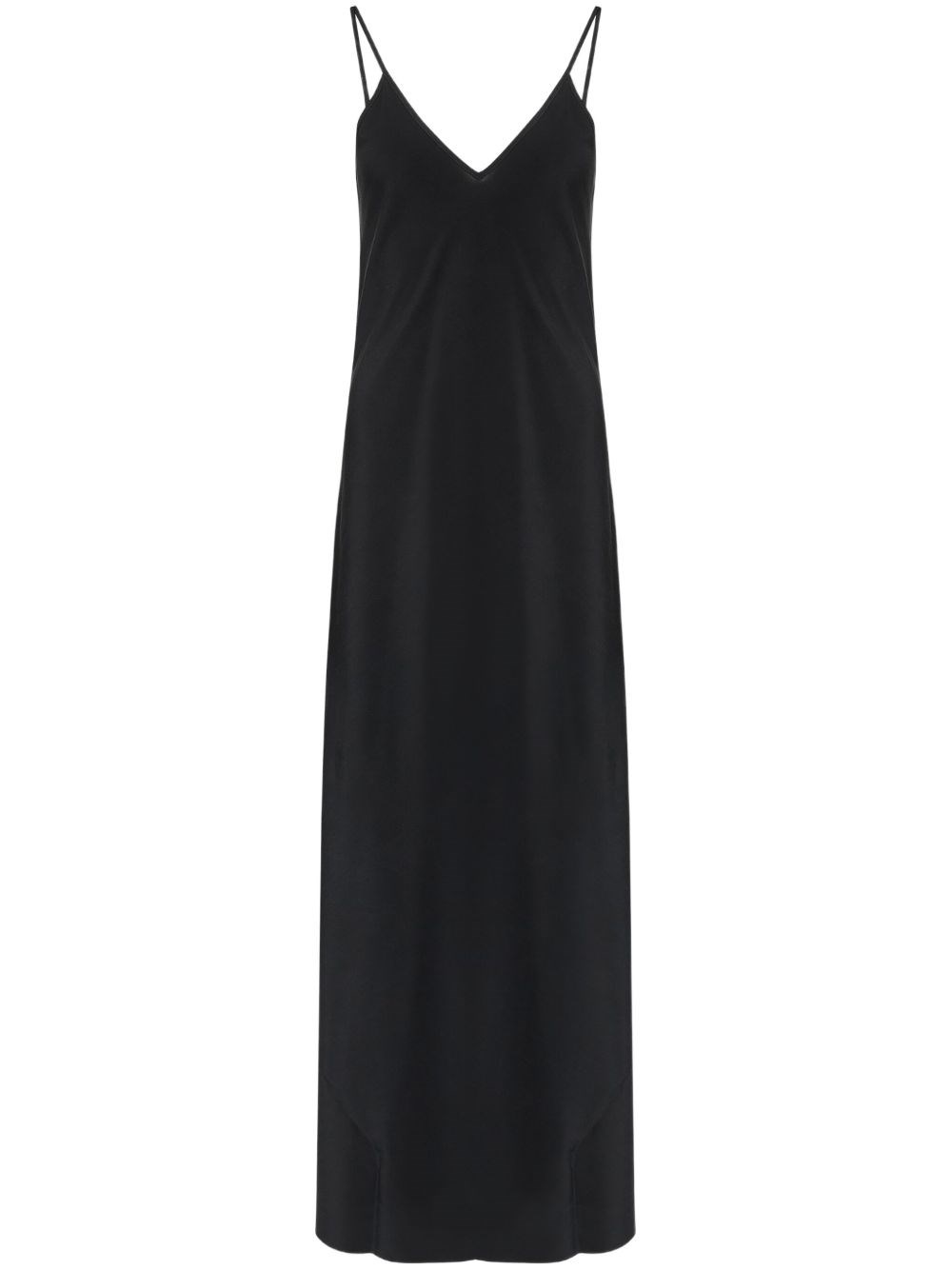 Mm6 Maison Margiela Mm6 By Maison Margiela Three Way Silk Dress With Deep V-neckline