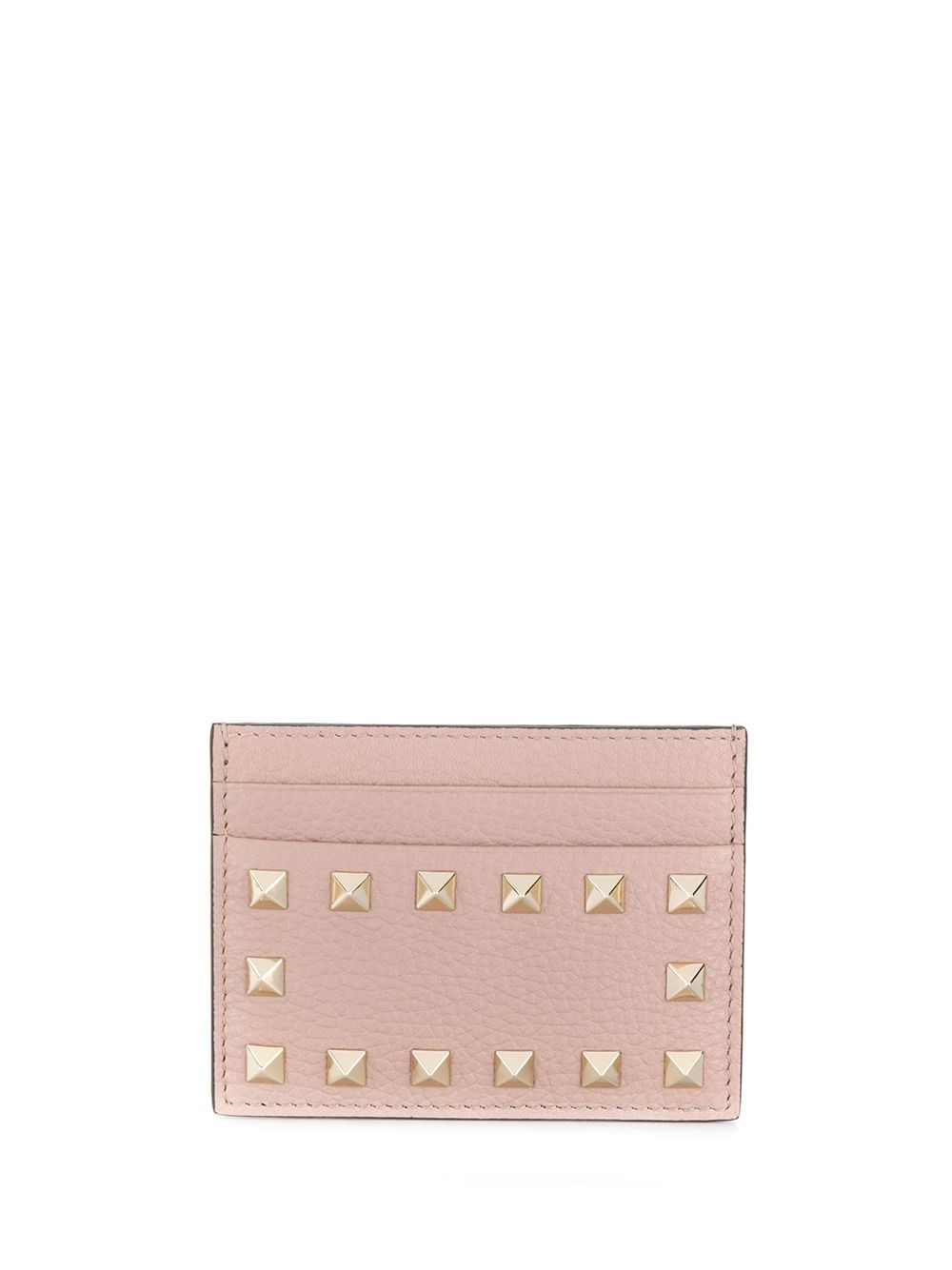 Valentino Garavani Women Rockstud Leather Card Case
