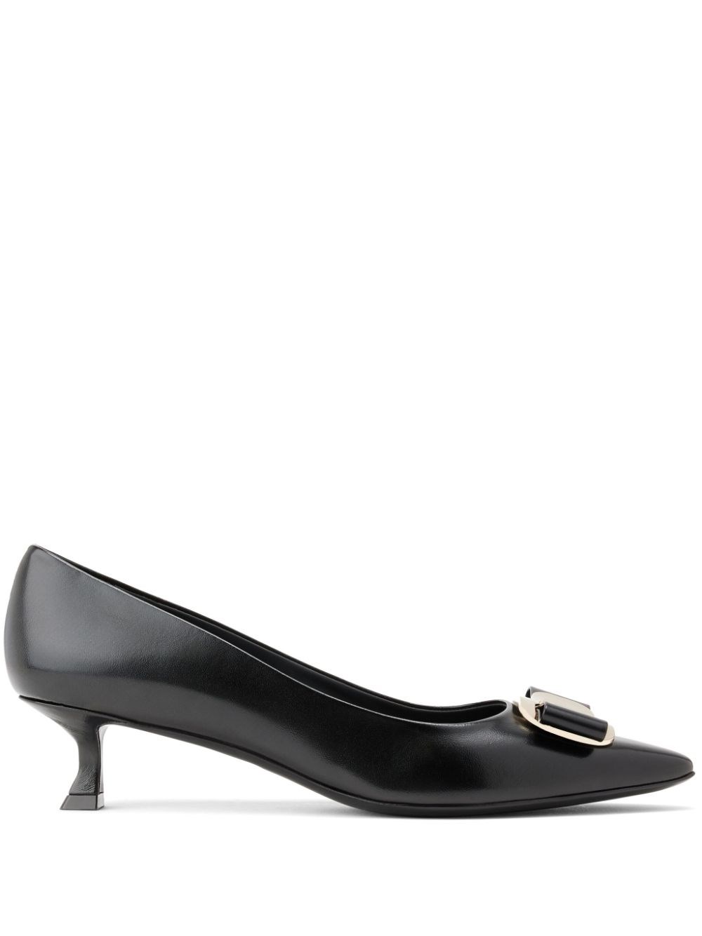 Ferragamo Women's New Vara Plate Low Heel Pump
