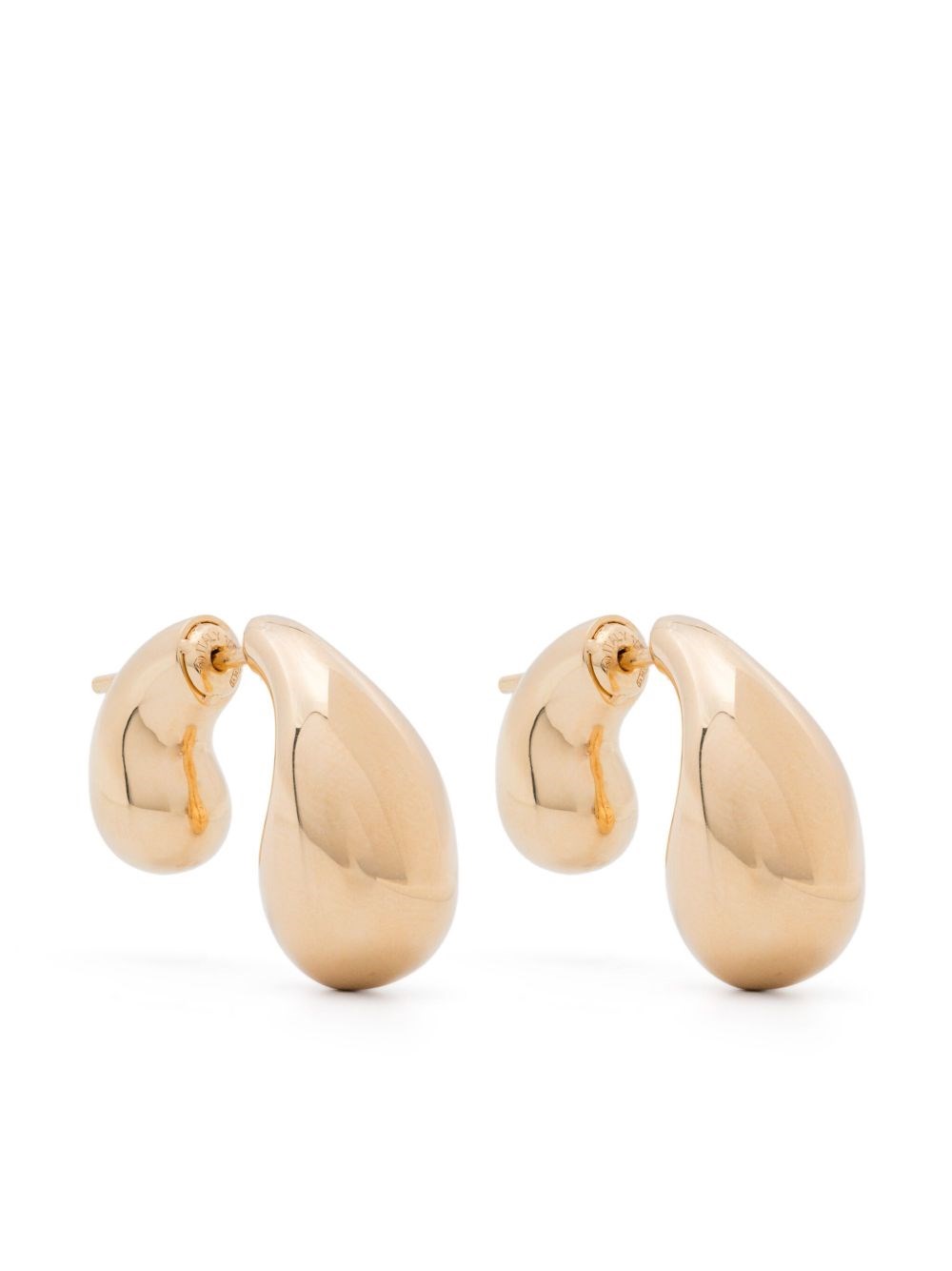 Teardrop Silver Earrings - Bottega Veneta - Modalova