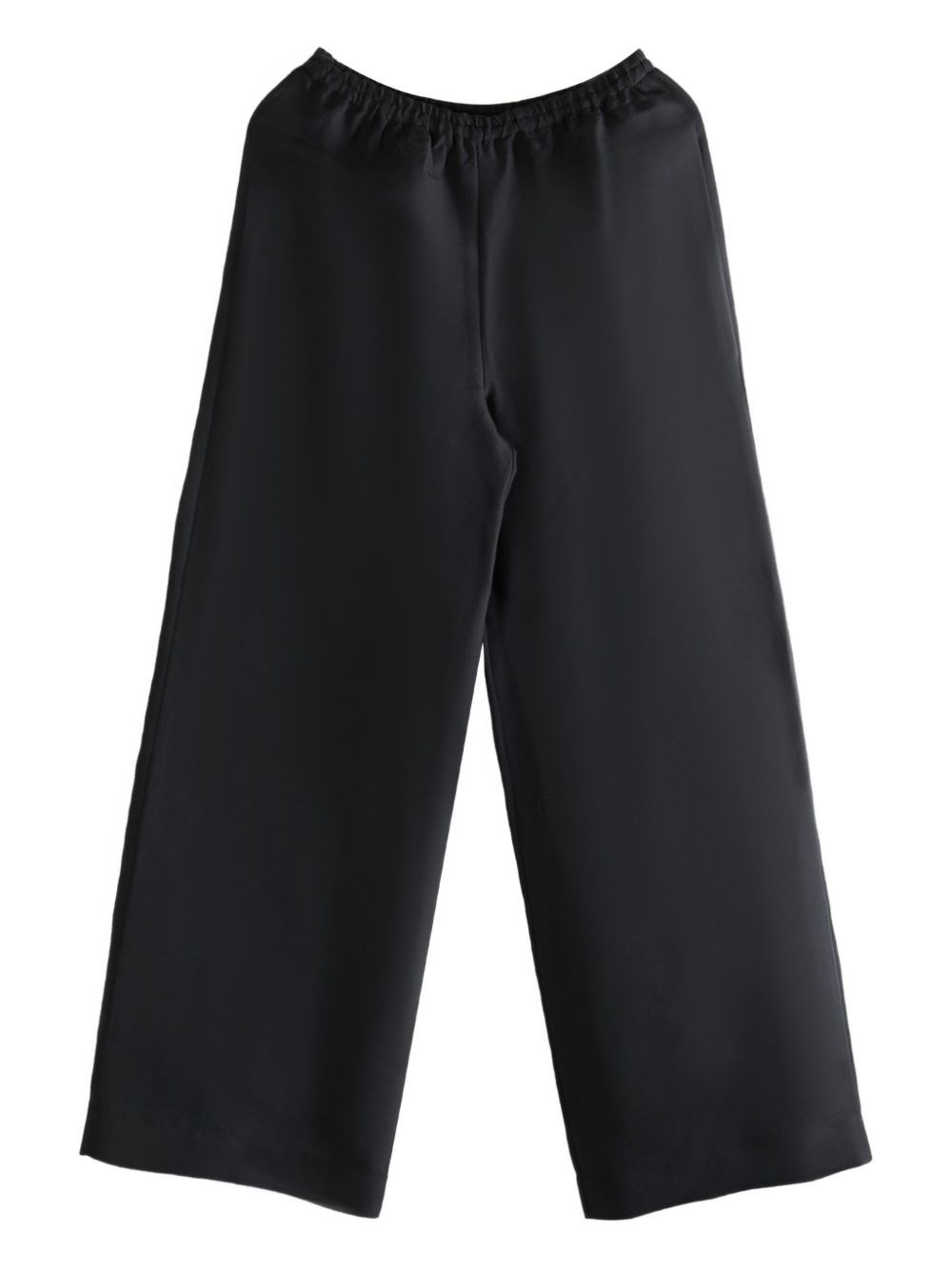 The Row Bellana Silk Trousers In Black