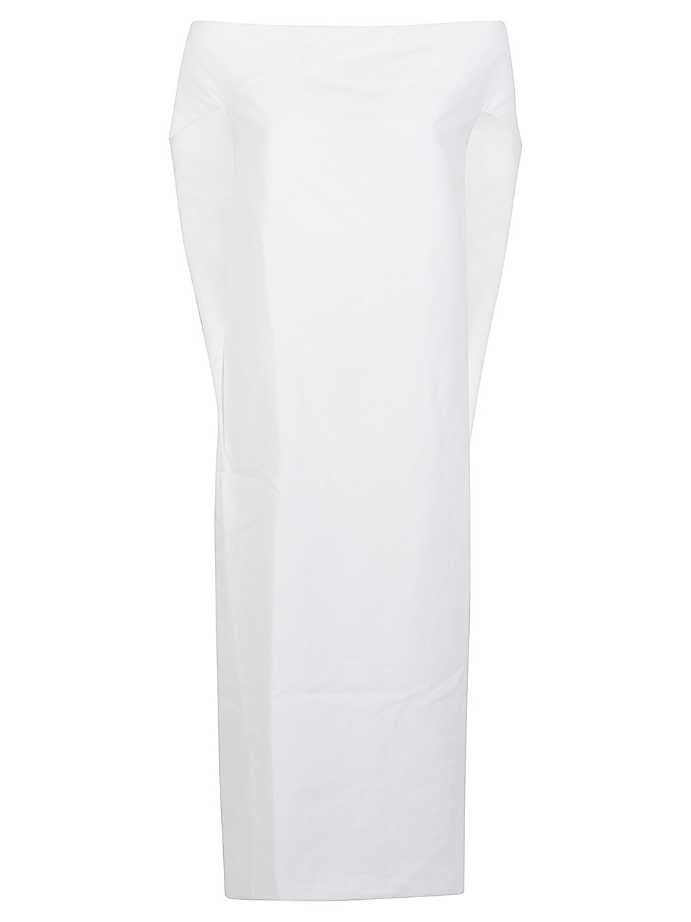 The Row Anitas Cotton Long Dress In White