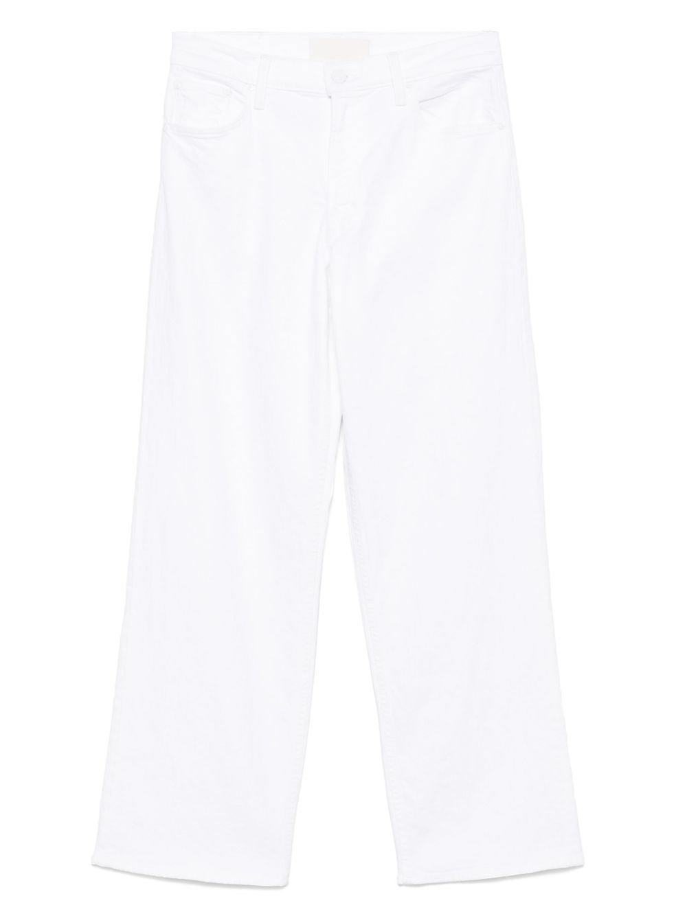 Mother The Spinner Zip Sneak Jeans
