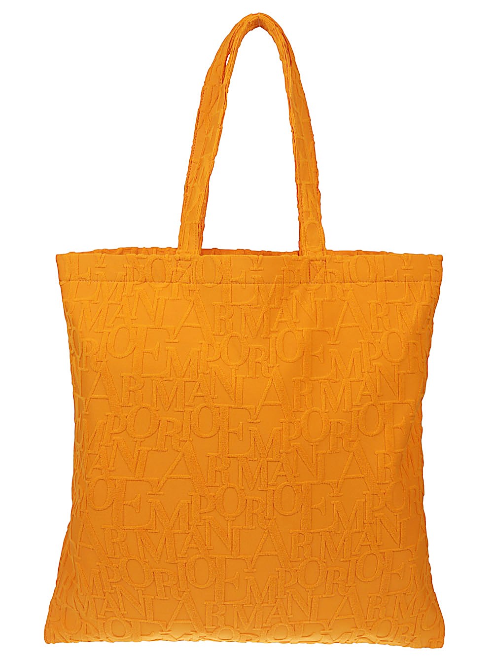 Emporio Armani Striped Beach Tote