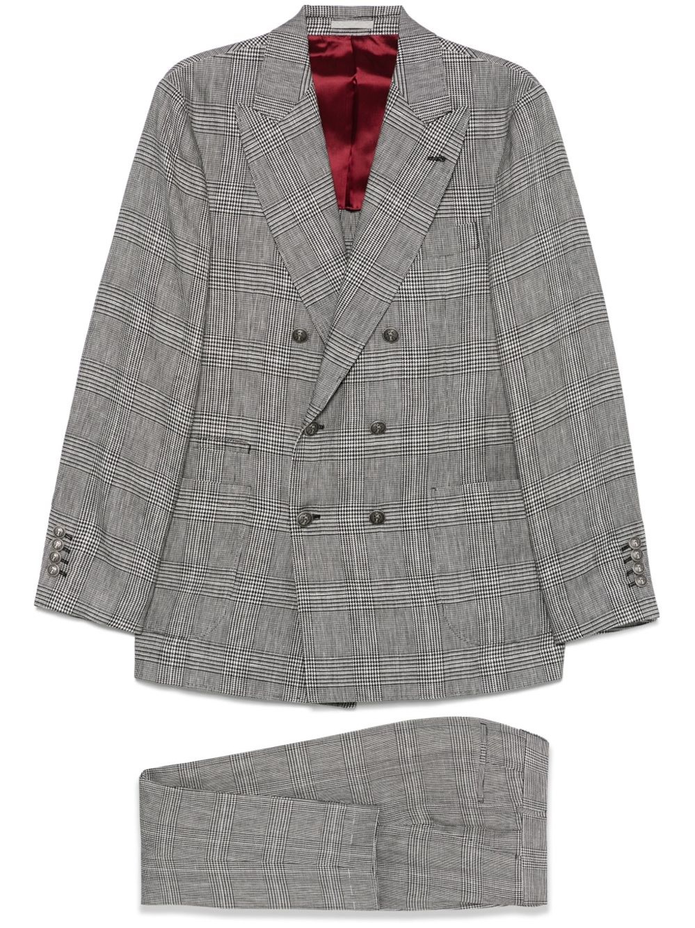 Brunello Cucinelli Men Price Of Wales Suit