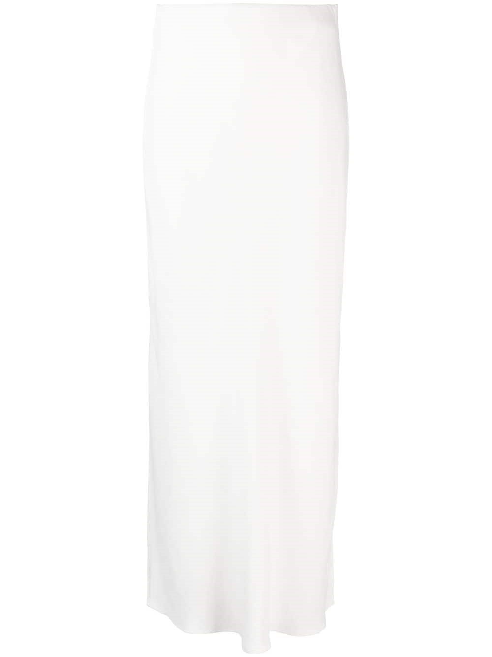 Brunello Cucinelli Fluid Linen Blend Twill Long Skirt