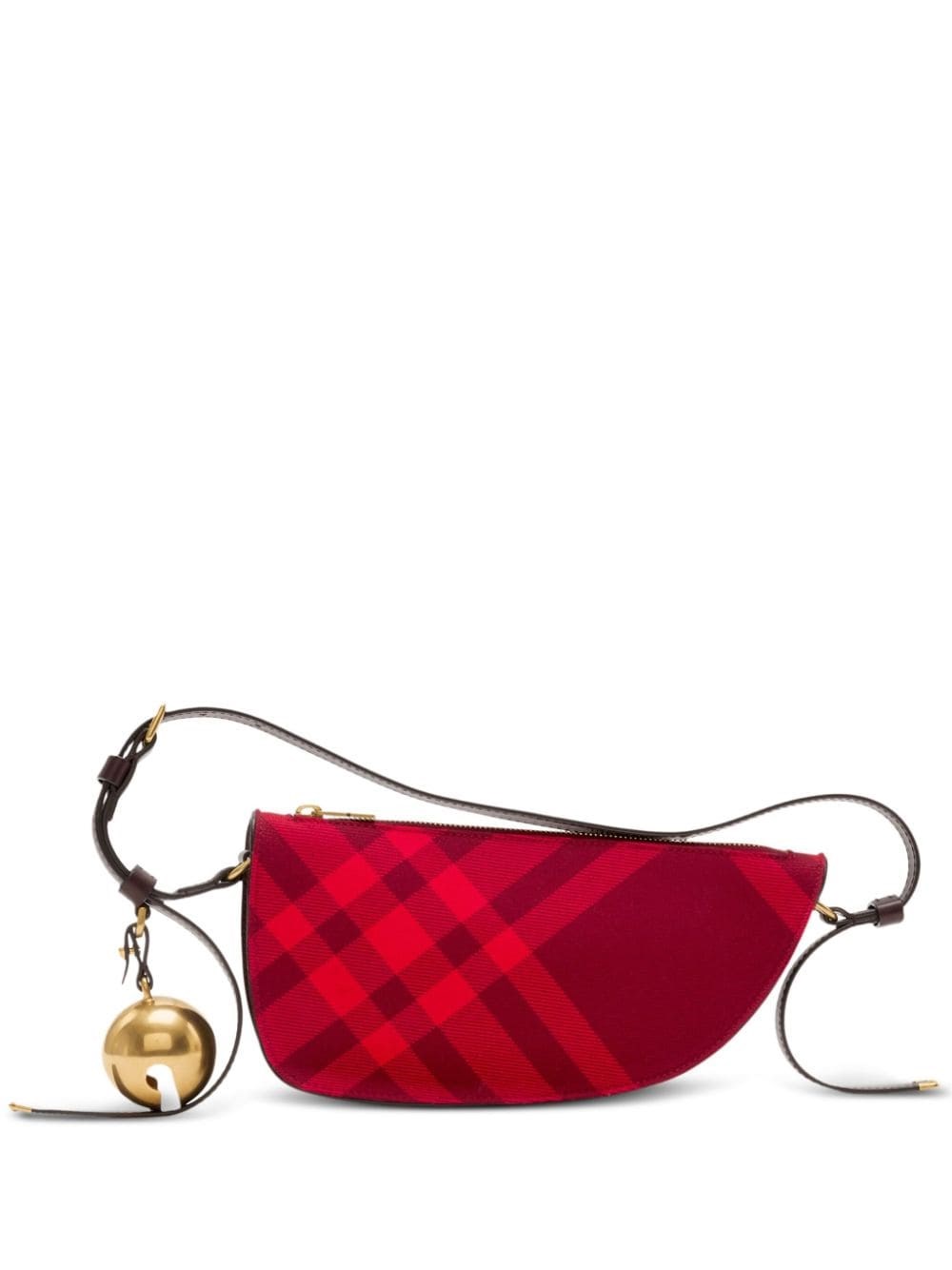 Burberry Mini Shield Check-pattern Shoulder Bag