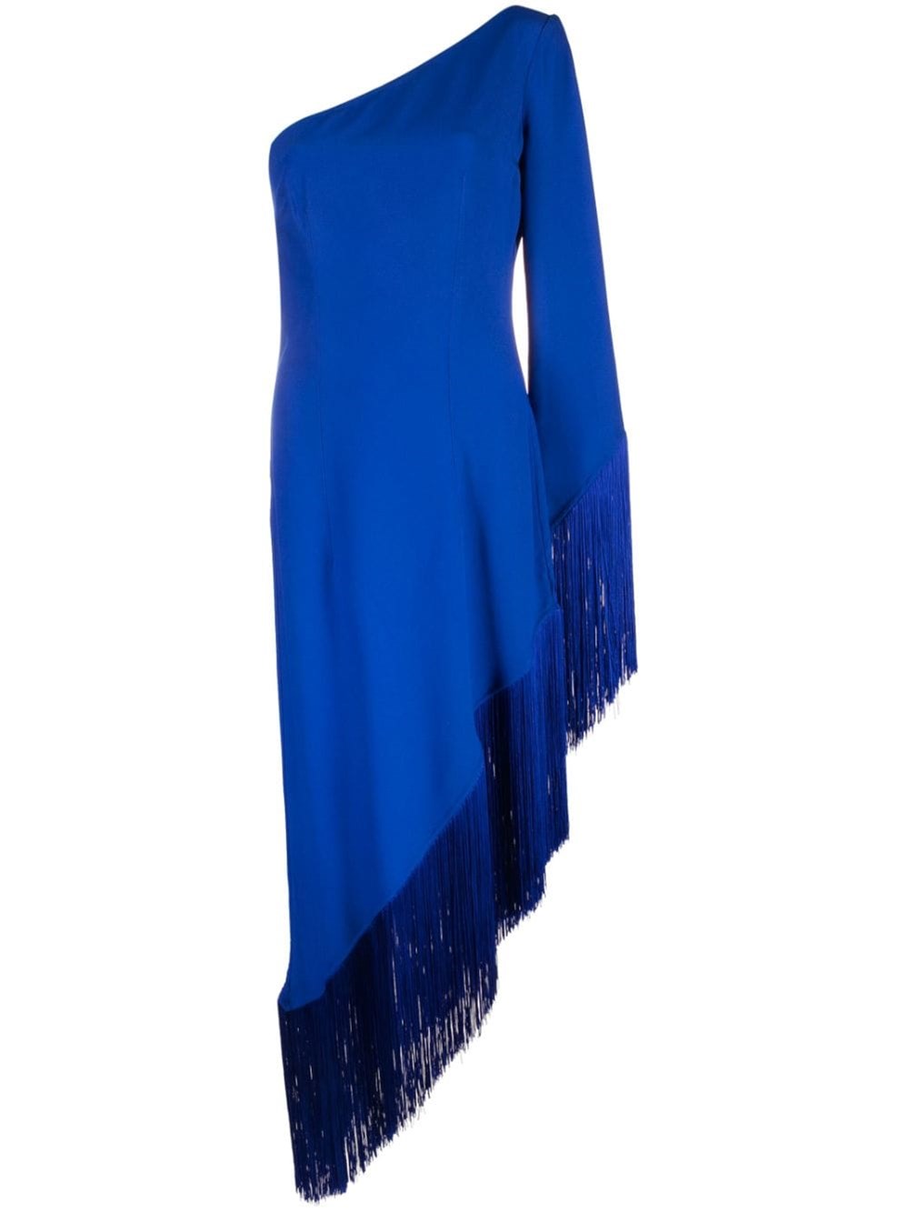 TALLER MARMO Aventador Fringed Crêpe Long Dress
