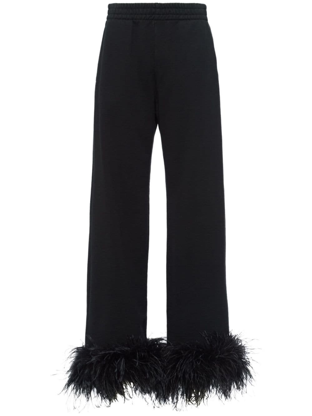 Prada Feathered Sweatpants - Prada - Modalova