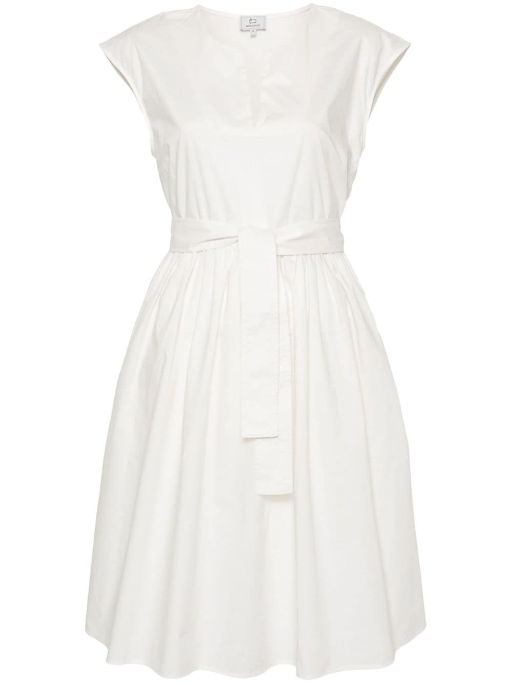 Woolrich Belted Poplin Short Dress - Woolrich - Modalova