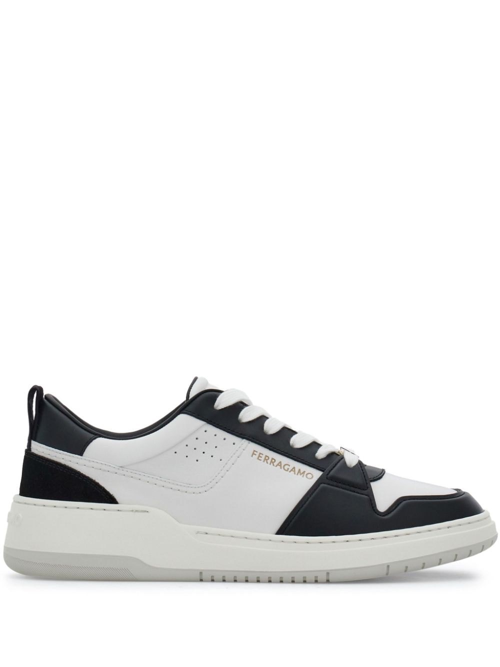 Ferragamo Logo Leather Sneakers