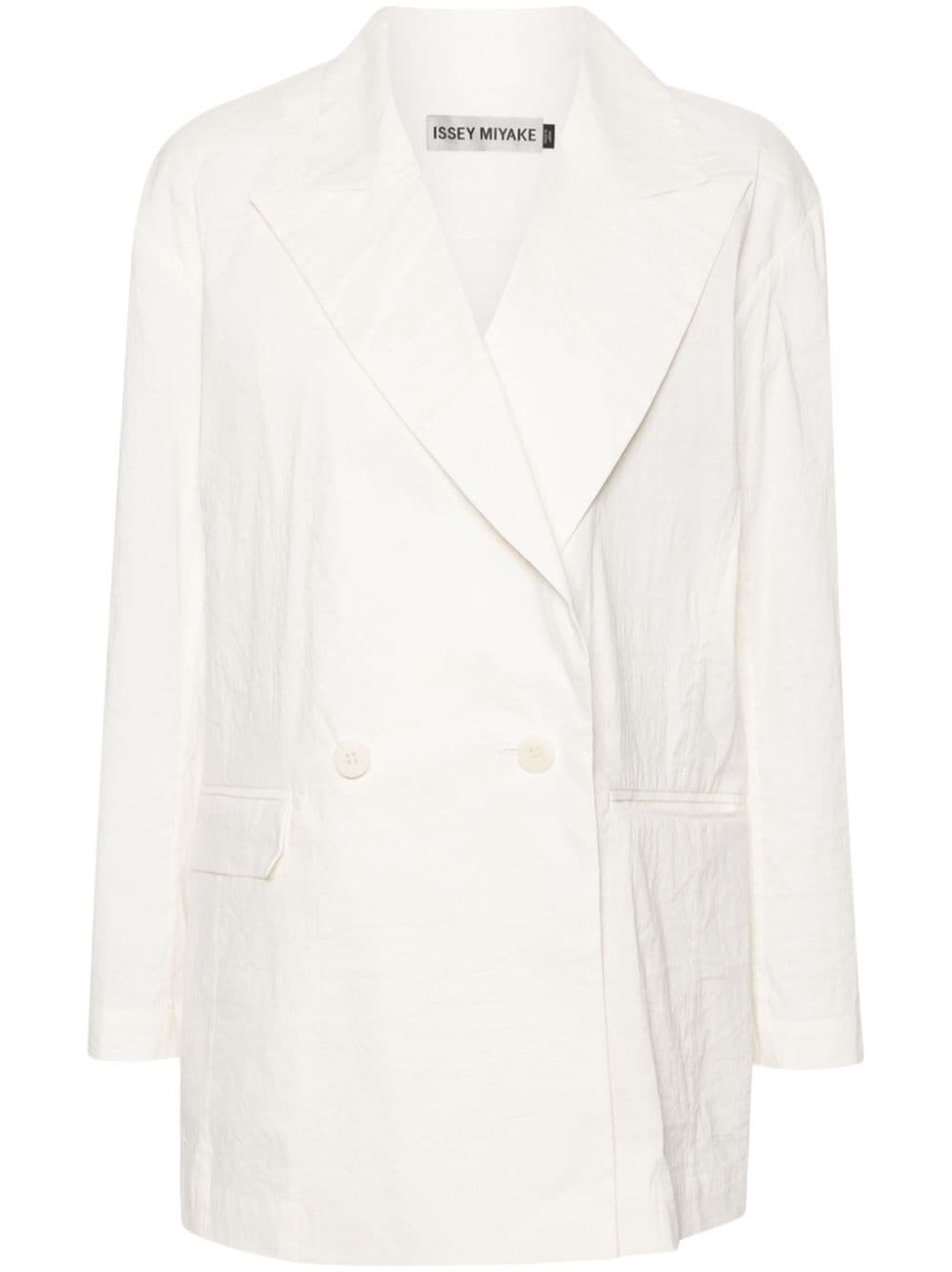 Issey Miyake Shaped Membrane Double-breasted Blazer