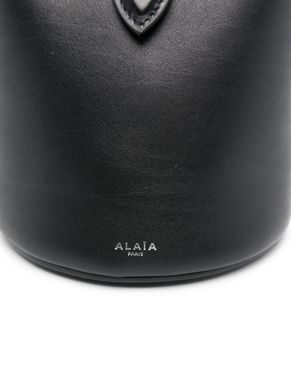 ALAIA- Ring Mini Leather Bucket Bag