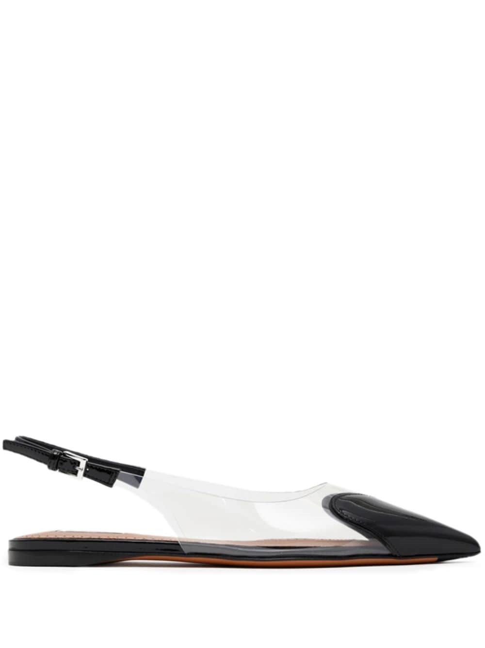Alaïa Le Cœur Slingback Flats