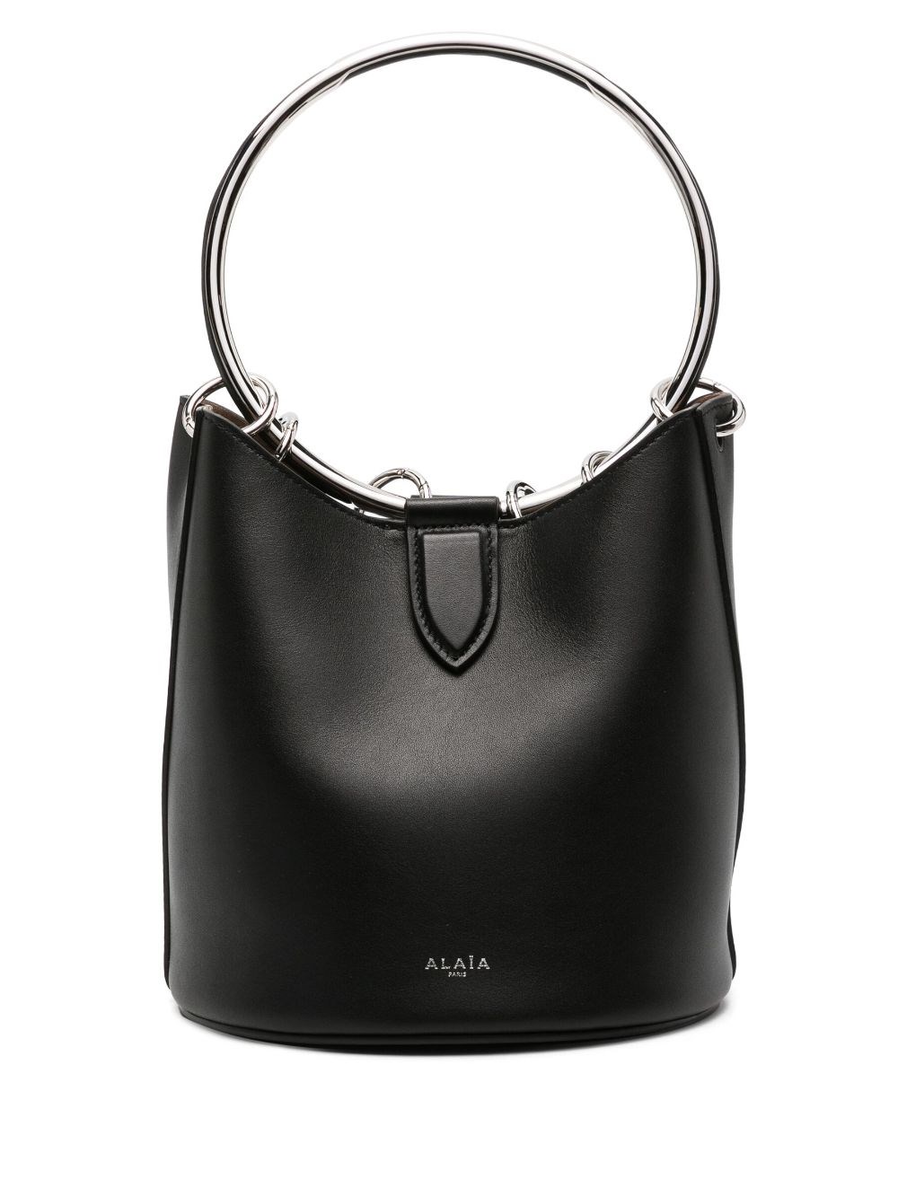 Ring Medium Leather Bucket Bag - Alaïa - Modalova