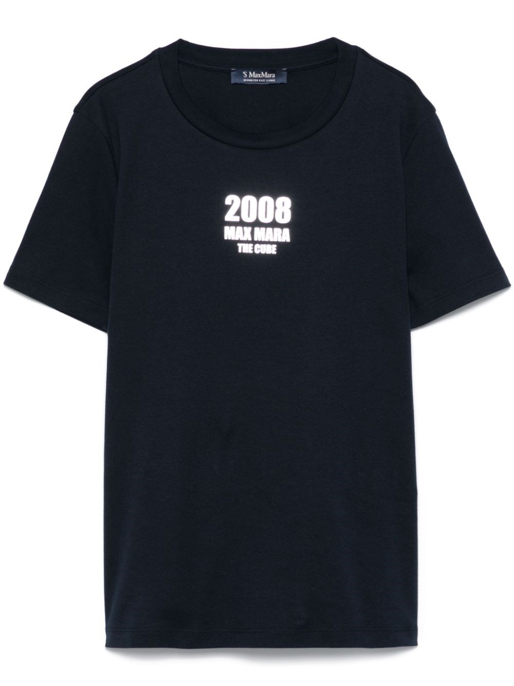 S Max Mara ' Logo Cotton T-shirt