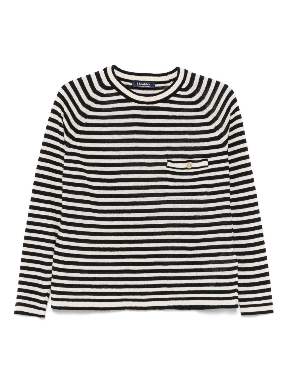 's Max Mara S Max Mara Linen Striped Sweater