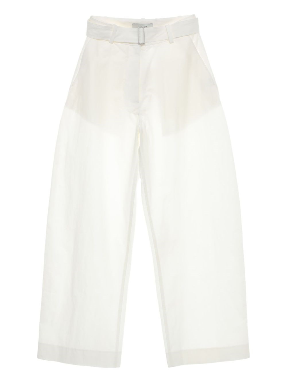 Round Leg Cotton Trousers - STUDIO NICHOLSON - Modalova