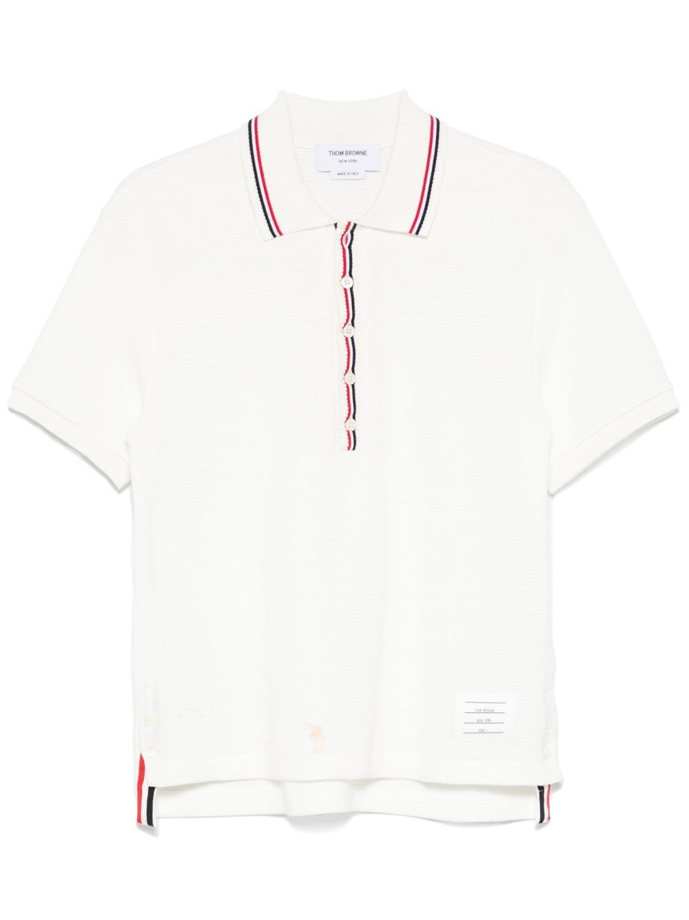 Thom Browne Rwb Cotton Polo Shirt - Thom Browne - Modalova