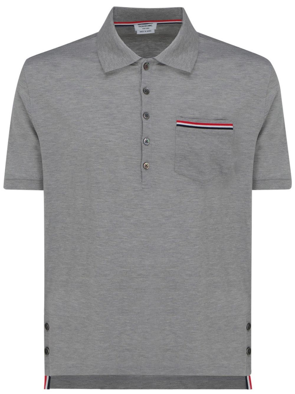 Thom Browne Rwb Cotton Polo Shirt - Thom Browne - Modalova